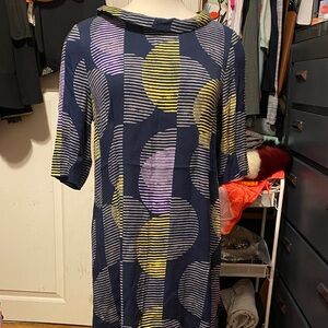 Pre-Owned, US Women’s Size 12 WHITE STUFF Stylish Multi Pattern/Color Mini Dress